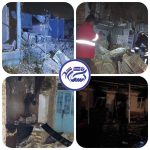 انفجار و آتش سوزی منزل مسکونی واقع در روستای شمس حاجیان ارومیه